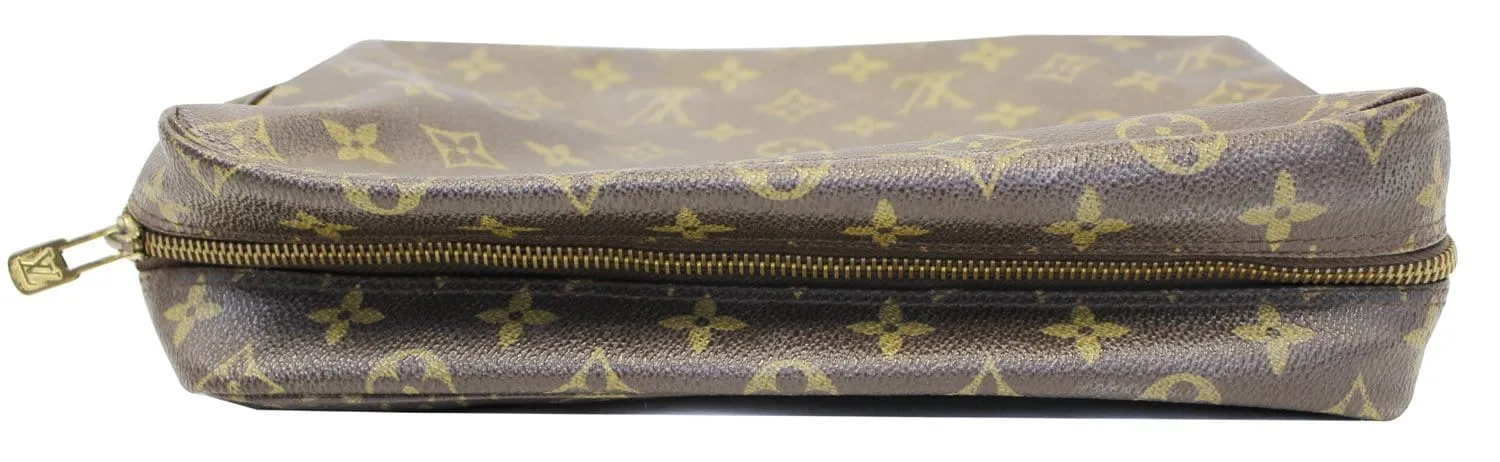 LOUIS VUITTON Monogram Canvas Trousse Toilette 28 Clutch
