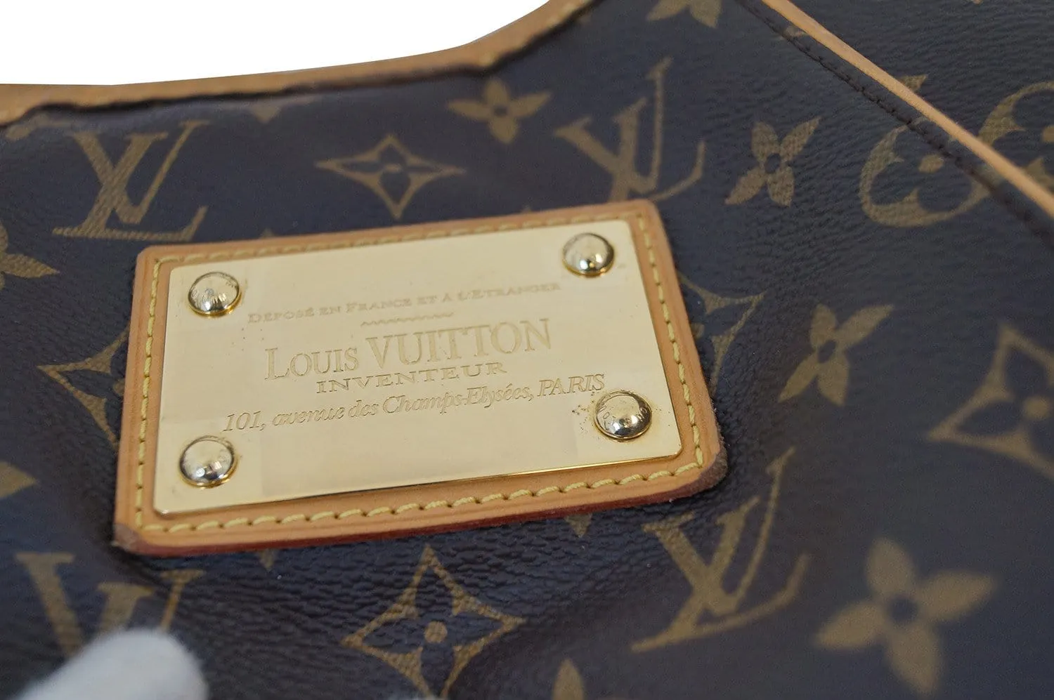 Louis Vuitton Monogram Galliera PM Brown Shoulder Handbag