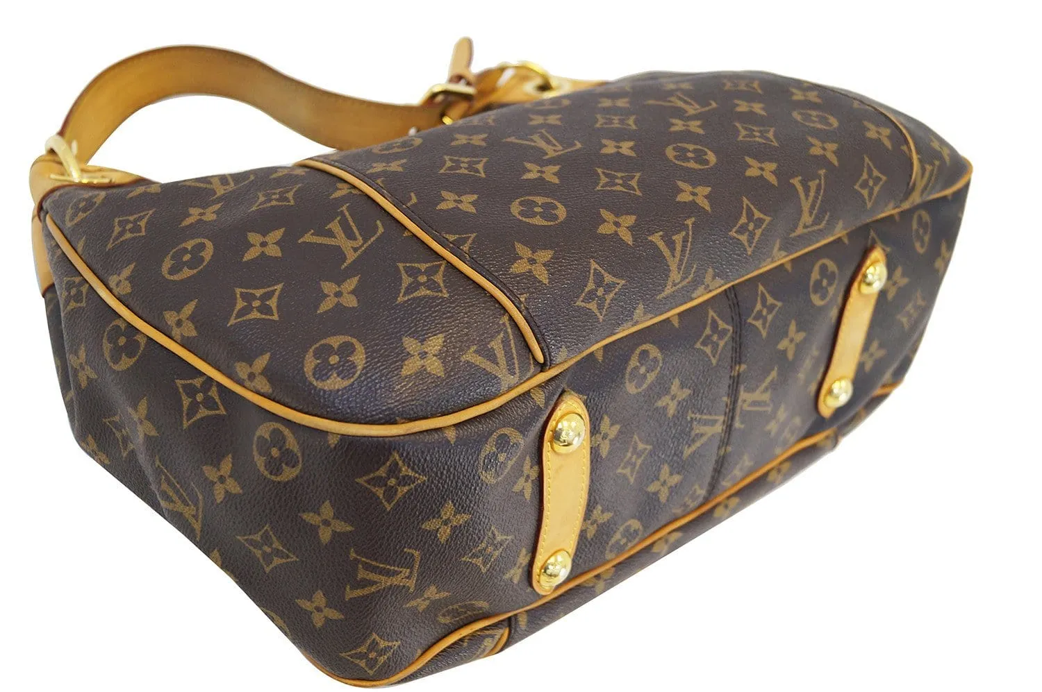Louis Vuitton Monogram Galliera PM Brown Shoulder Handbag