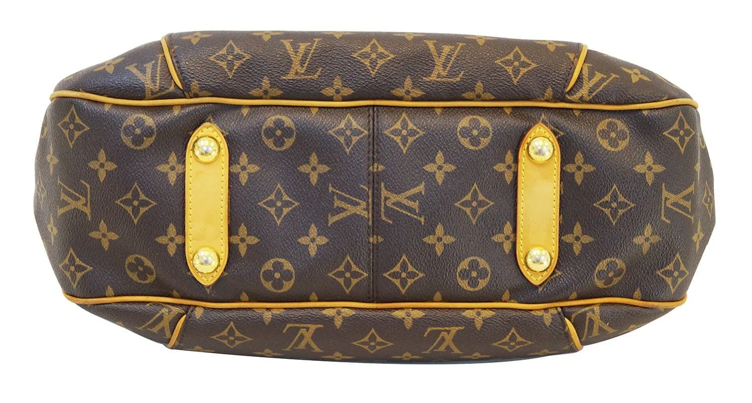 Louis Vuitton Monogram Galliera PM Brown Shoulder Handbag