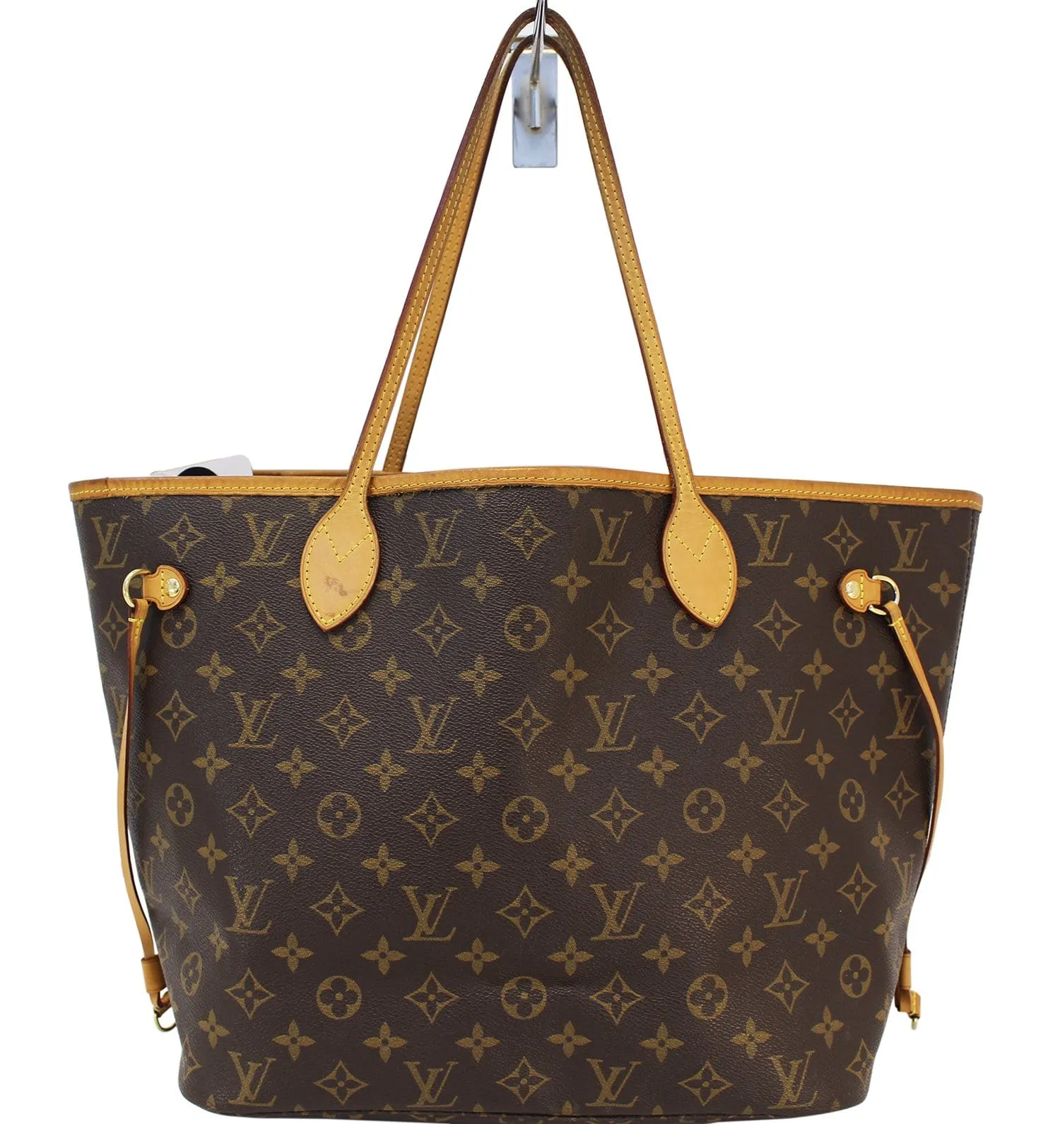 LOUIS VUITTON Monogram Neverfull MM Shoulder Bag Fuchsia