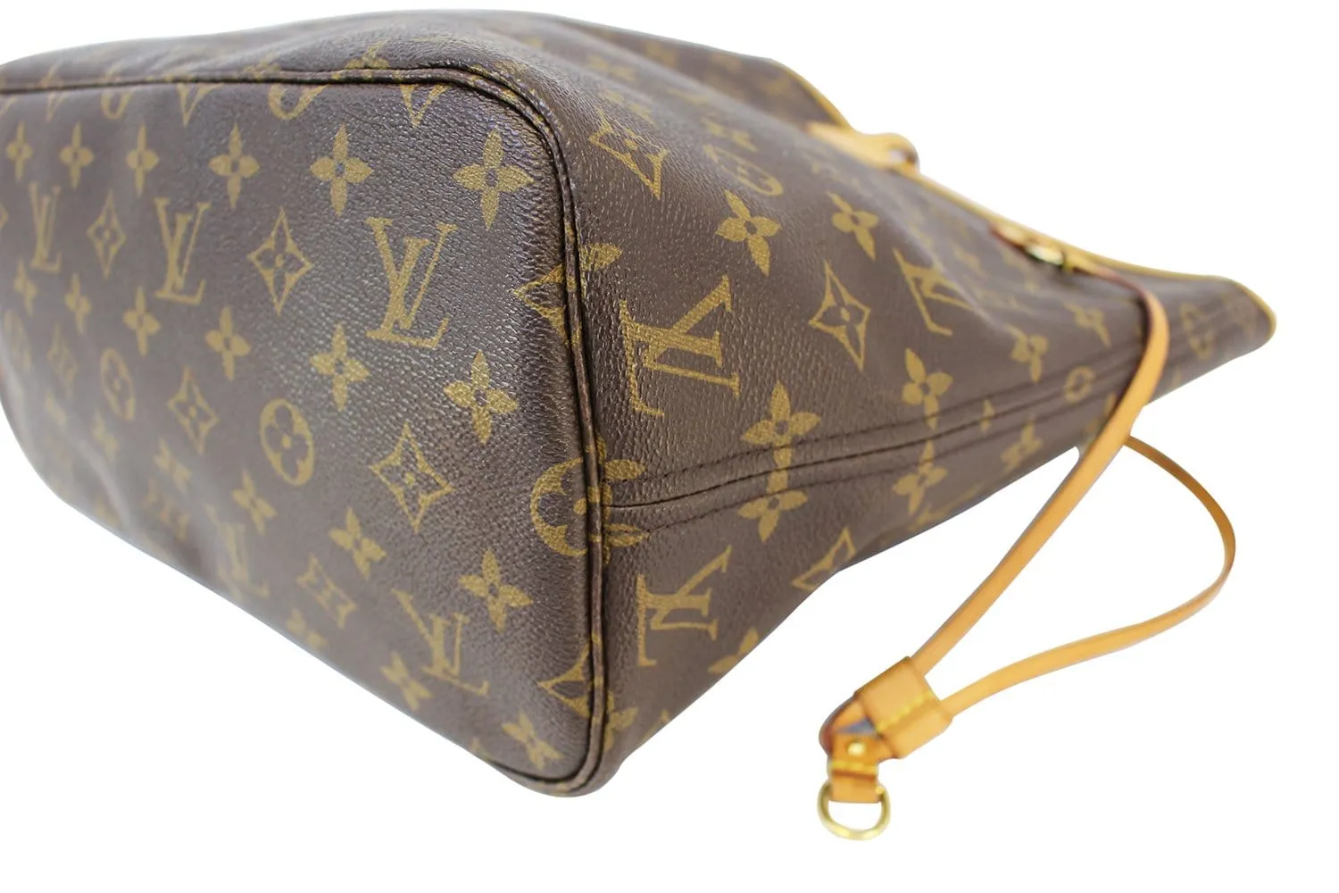 LOUIS VUITTON Monogram Neverfull MM Shoulder Bag Fuchsia