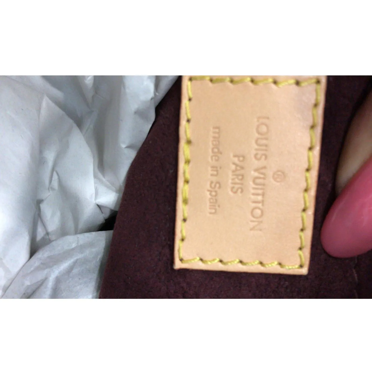LOUIS VUITTON Montaigne GM Monogram Canvas Shoulder Bag Brown