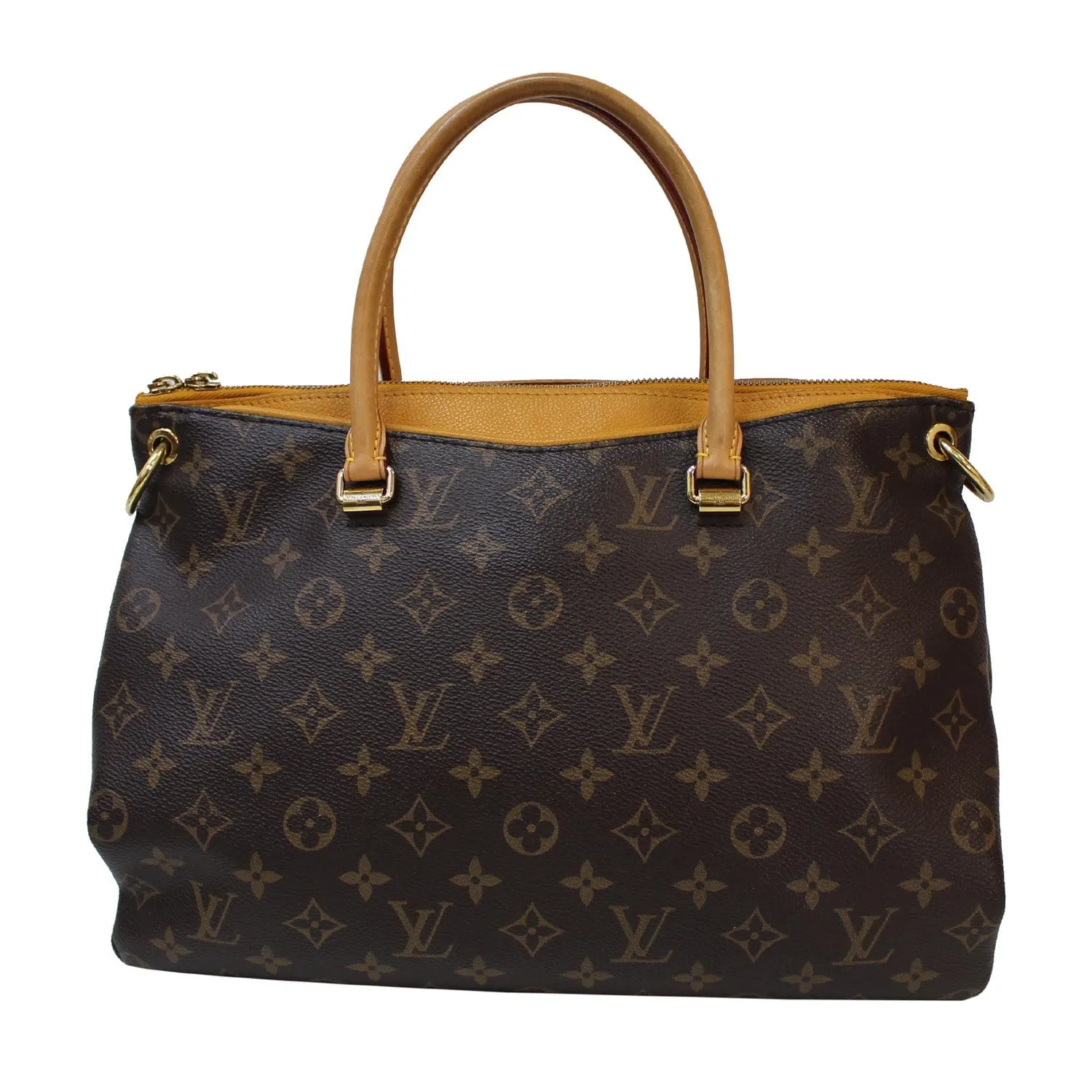 LOUIS VUITTON Pallas Monogram Canvas 2Way Shoulder Bag Brown - 20% OFF