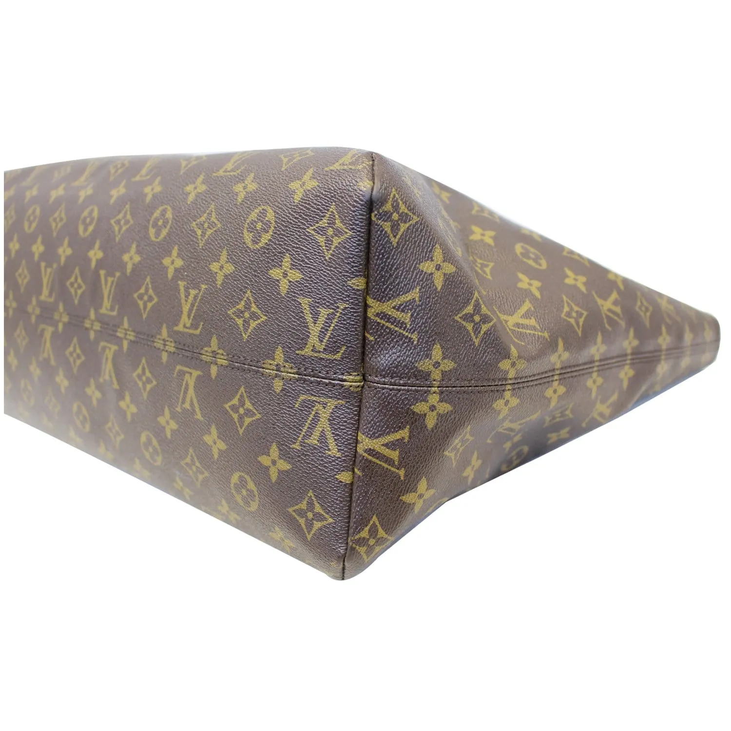 LOUIS VUITTON Raspail GM Monogram Canvas Shoulder Bag Brown