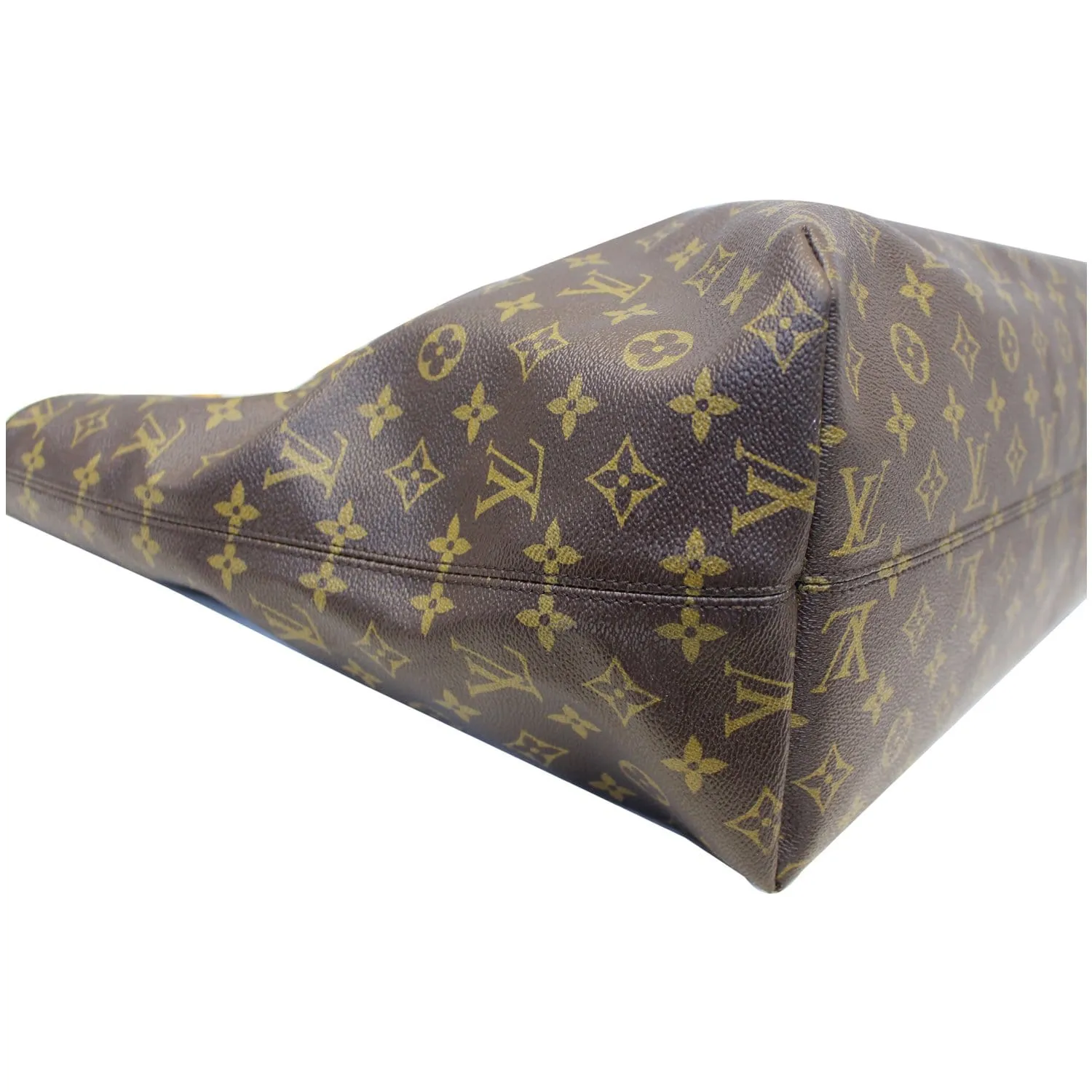 LOUIS VUITTON Raspail GM Monogram Canvas Shoulder Bag Brown