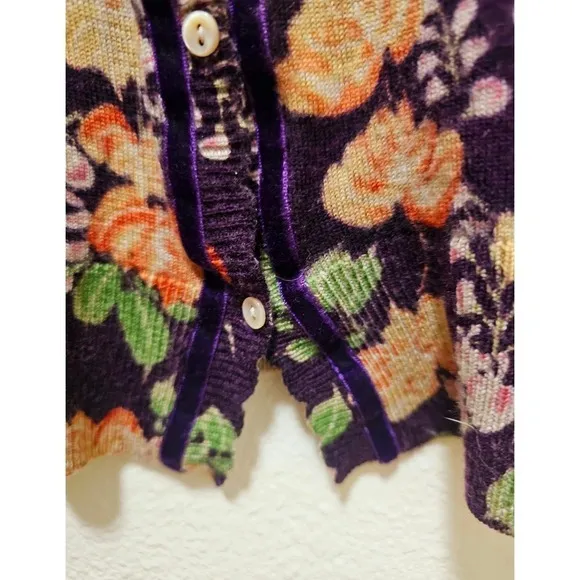Lucky Brand 100% Extra Fine Mario. Lightweight wool cardigan sweater. SZ.M