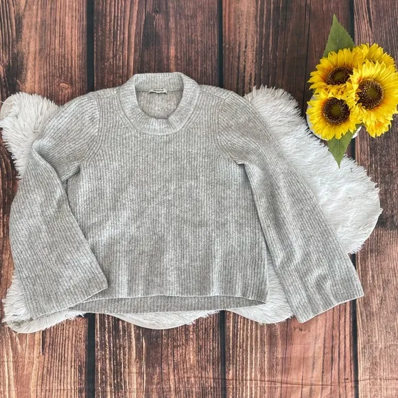 Madewell Bell-Sleeve Pullover Sweater