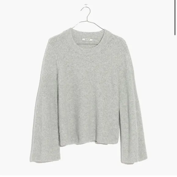 Madewell Bell-Sleeve Pullover Sweater
