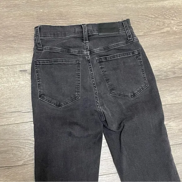 Madewell Cali Demi-Boot Jeans in Bellspring Wash: Button-Front Edition Size 23.