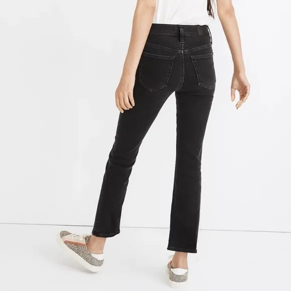 Madewell tall Demi boot jeans starkly wash