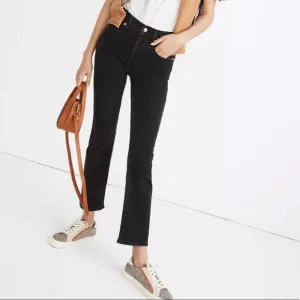 Madewell tall Demi boot jeans starkly wash