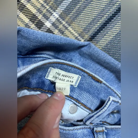 Madewell The Perfect Vintage Jean in Coffey Wash Worn In Edition