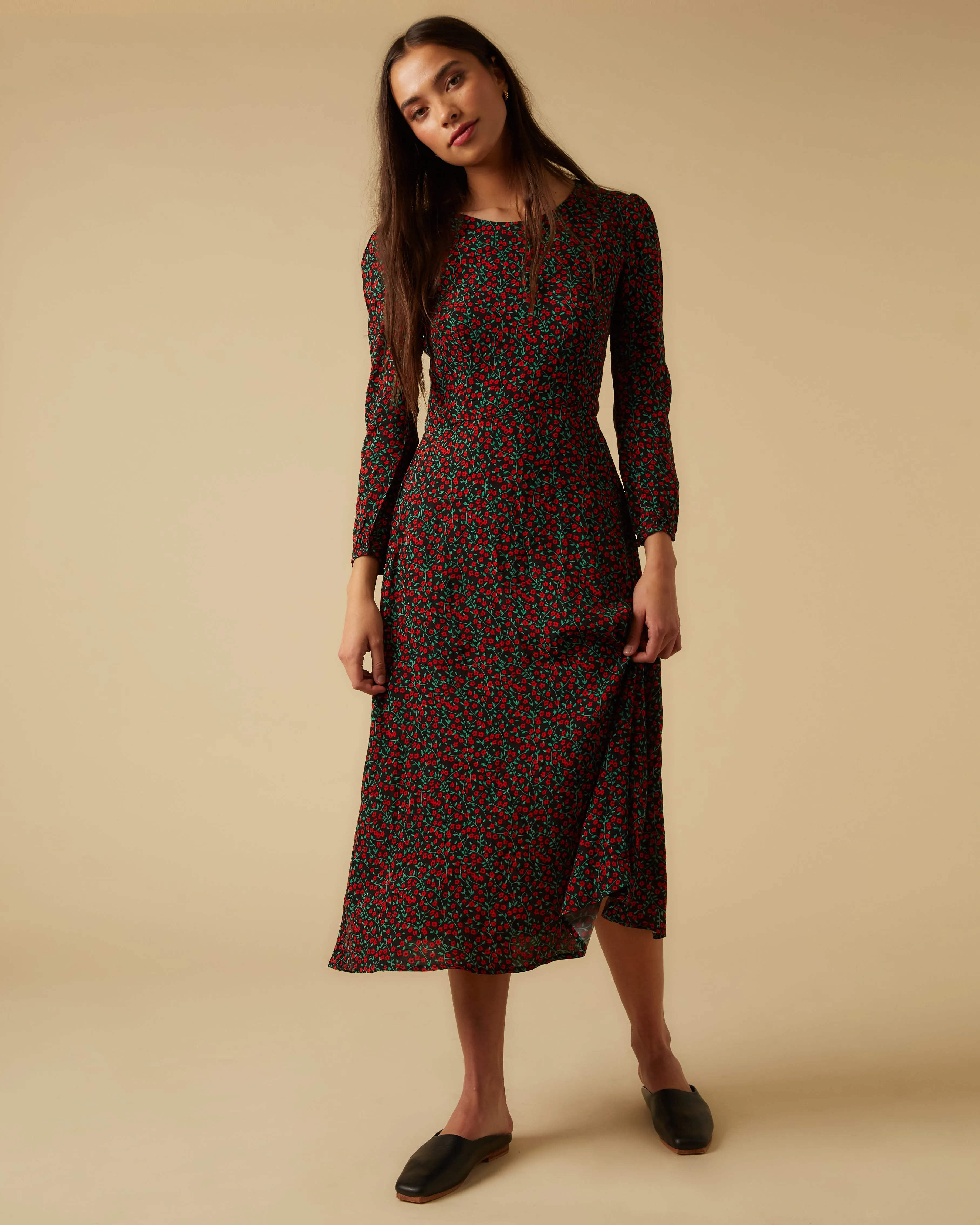 Marisol dress, Black Garden