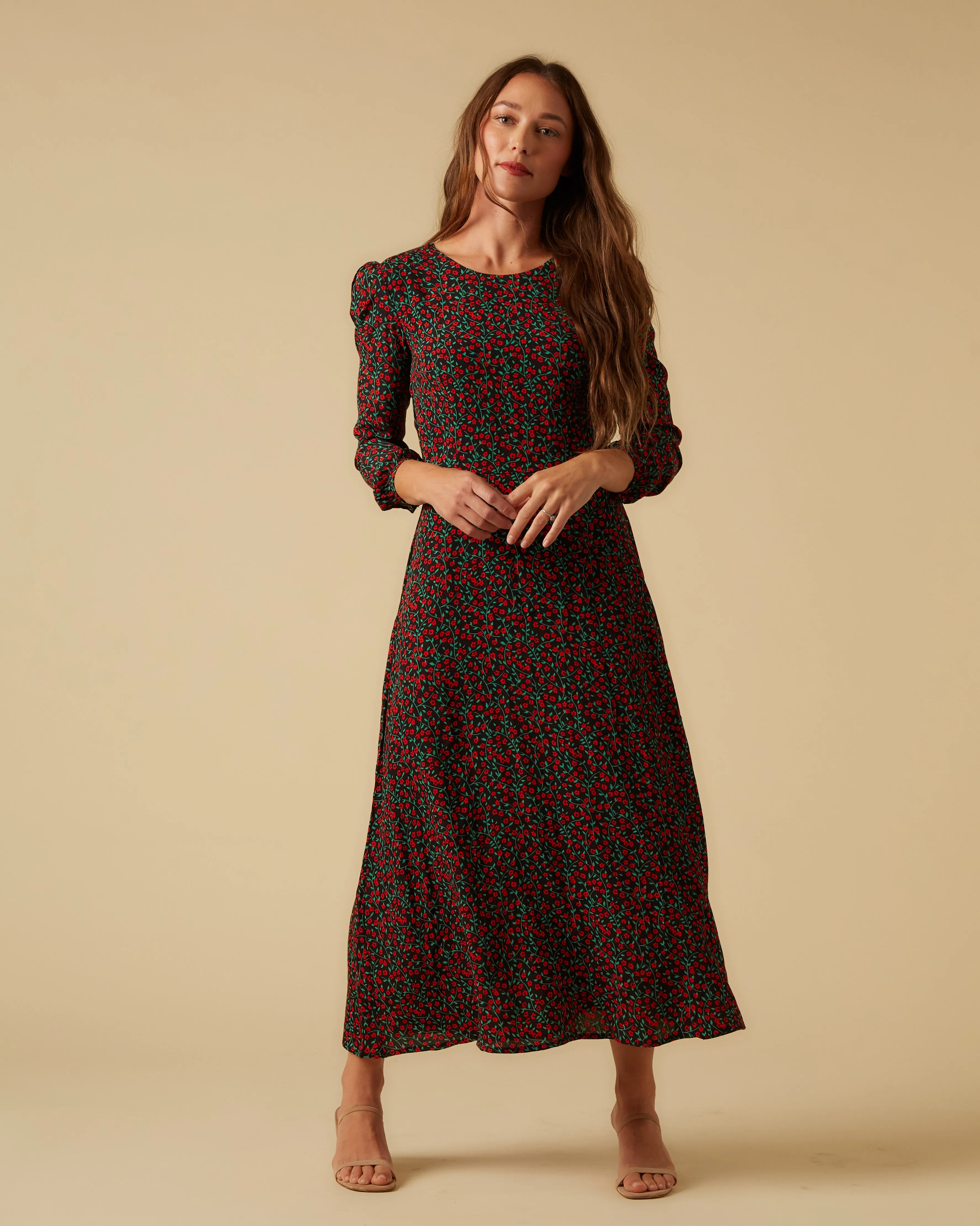 Marisol dress, Black Garden