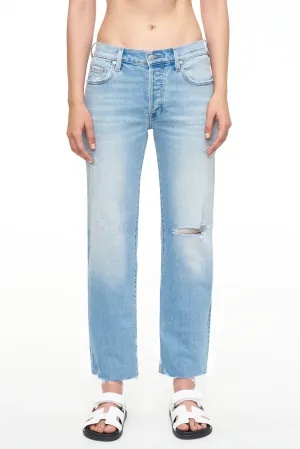 MAYA MID RISE EASY STRAIGHT ANKLE - VALLEY DISTRESSED