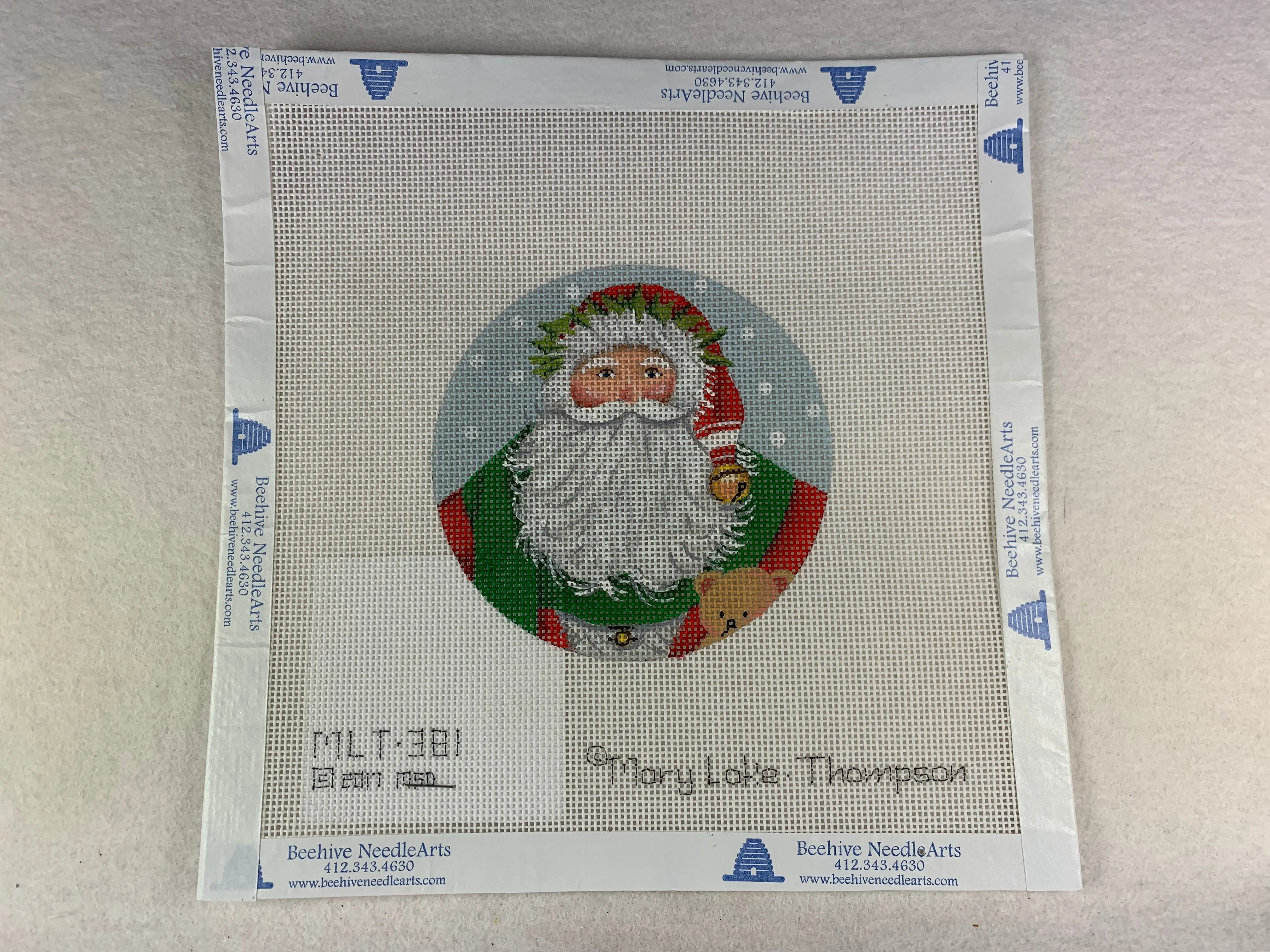 Melissa Shirley MLT381 Merry Santa Ornament