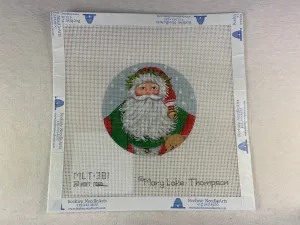 Melissa Shirley MLT381 Merry Santa Ornament