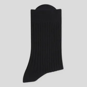 Men's 40% Wool Solid Striped Socks