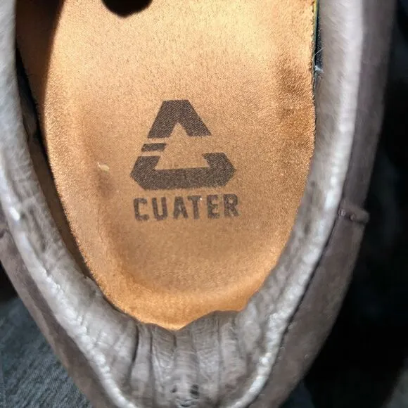 MEN'S CUATER BY Travis Mathew PHENOM LEATHER brown men’s size 10.5