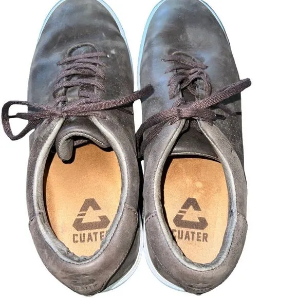 MEN'S CUATER BY Travis Mathew PHENOM LEATHER brown men’s size 10.5