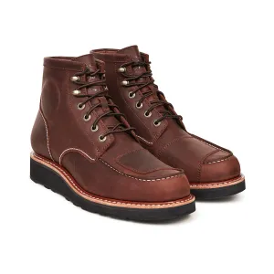 Men's Moc Toe Boot, Brown