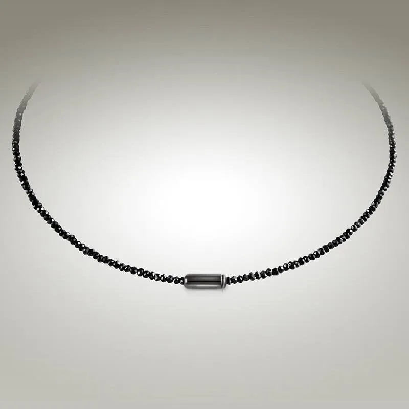 Moana Chic - Black Spinel Choker