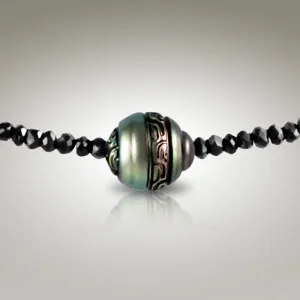 Moana Chic - Black Spinel Choker