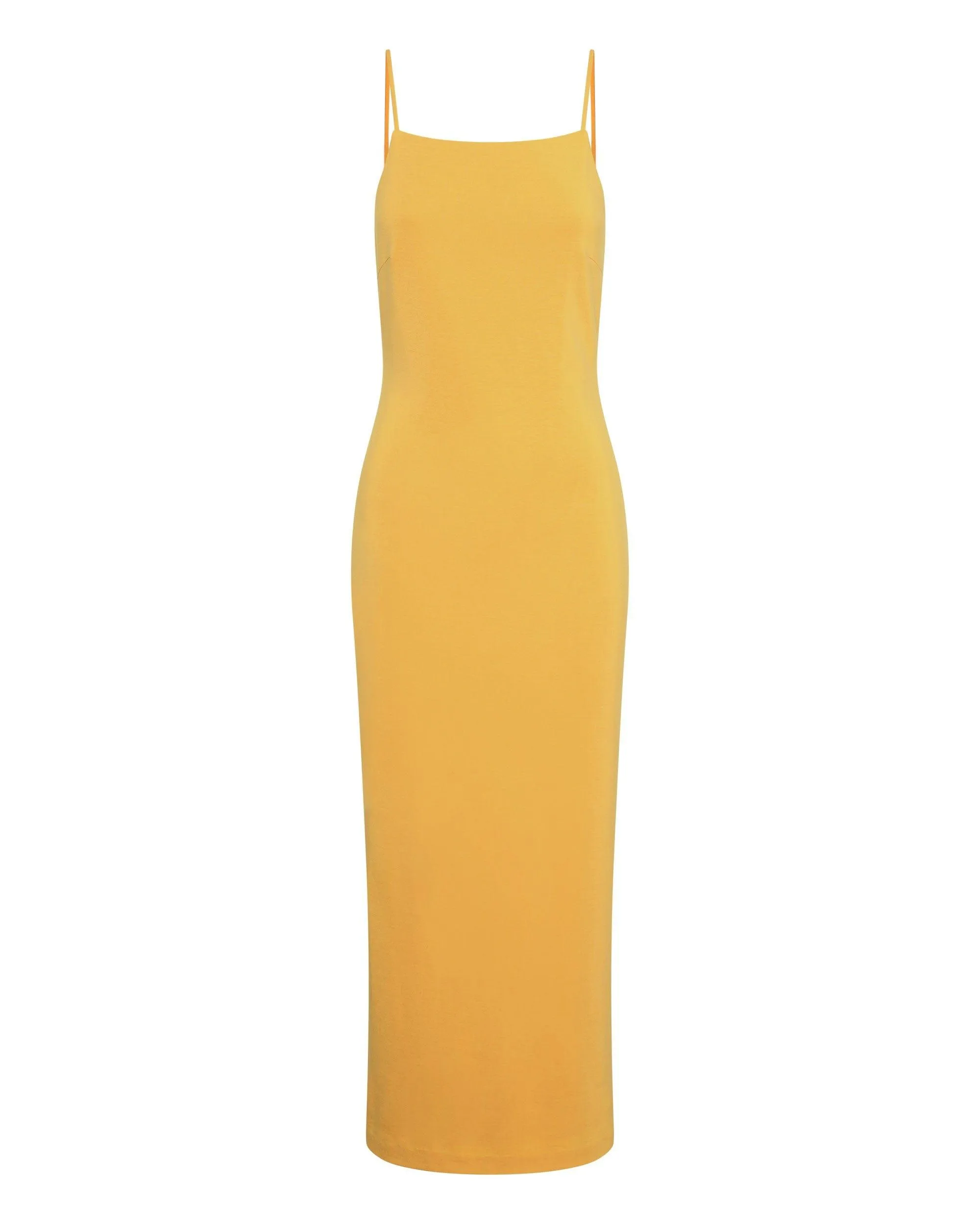 MODE STRAIGHT NECK MAXI | MARIGOLD