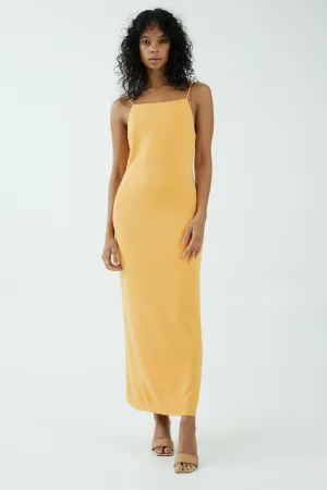 MODE STRAIGHT NECK MAXI | MARIGOLD