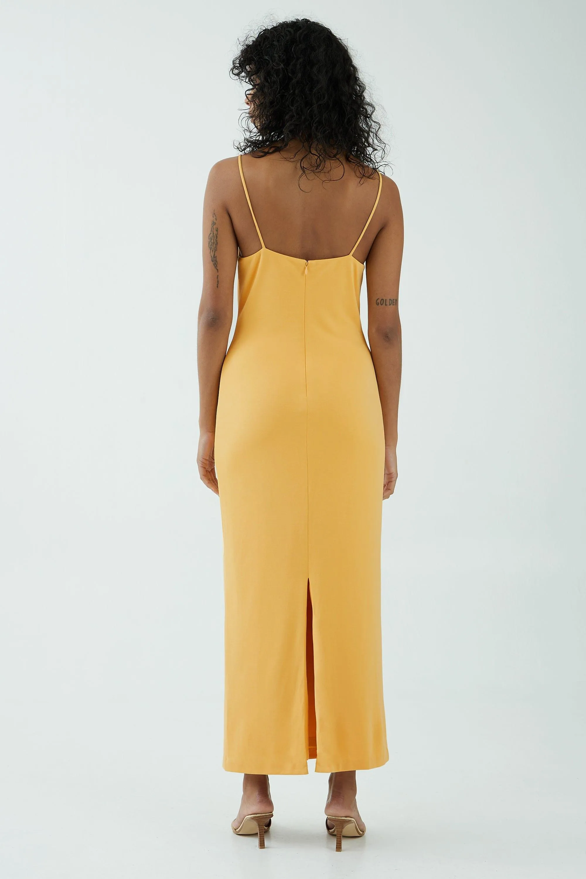 MODE STRAIGHT NECK MAXI | MARIGOLD