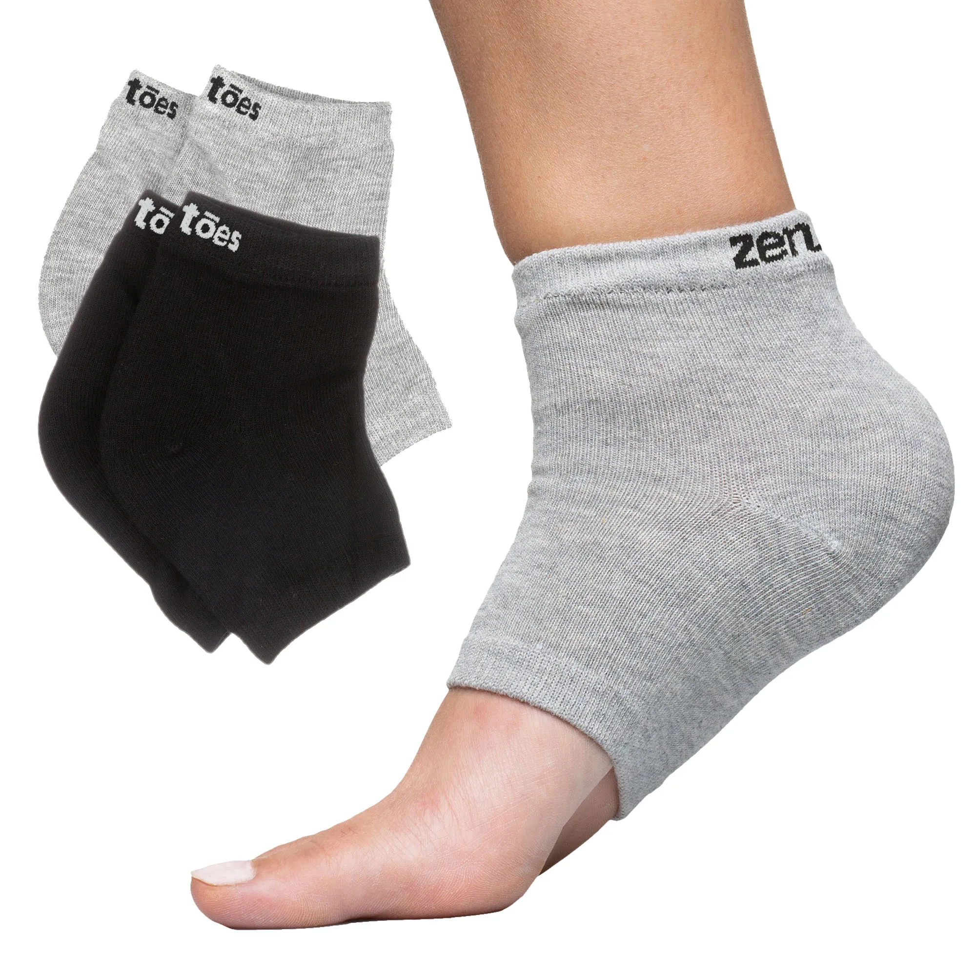 Moisturizing Gel Heel Socks - Cotton