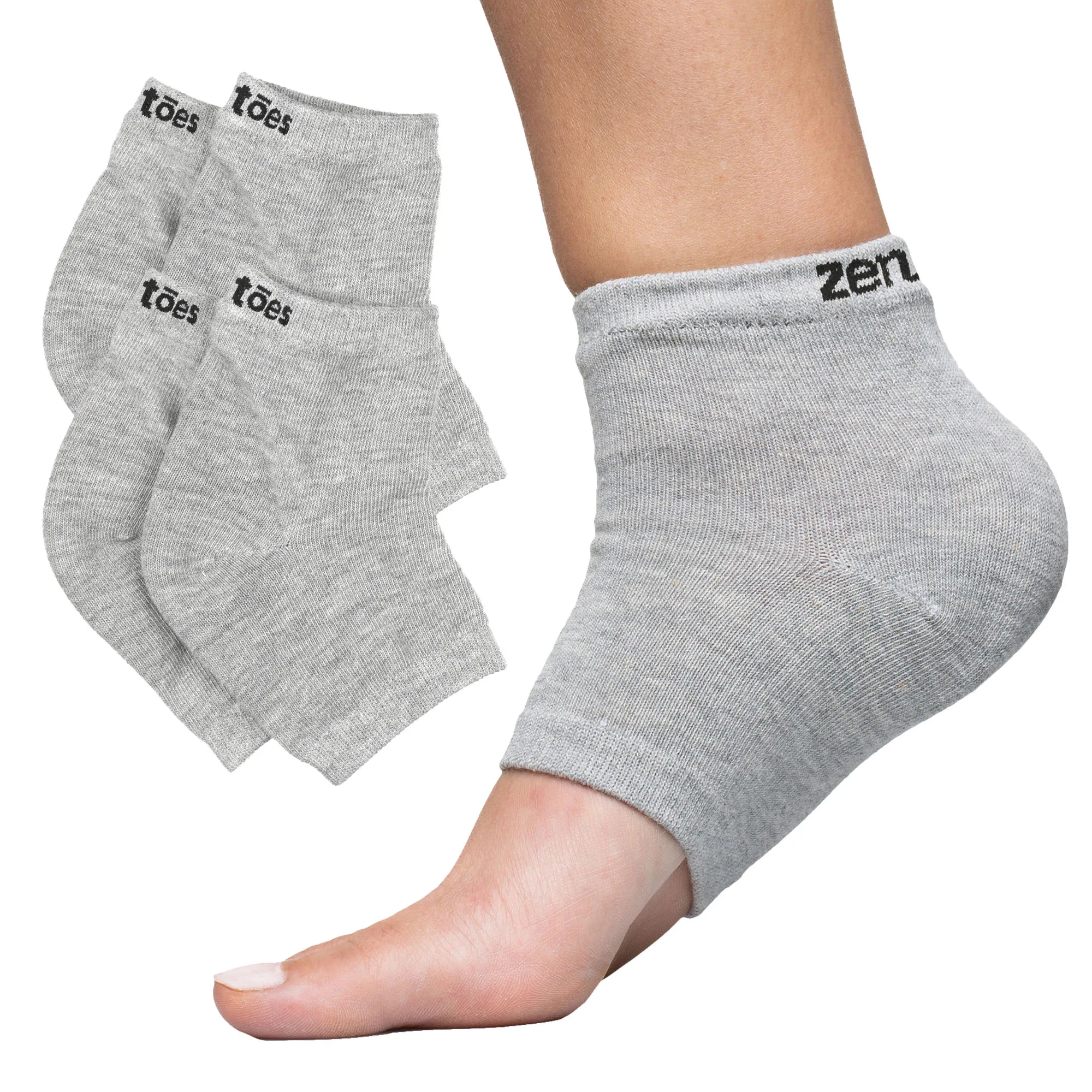 Moisturizing Gel Heel Socks - Cotton