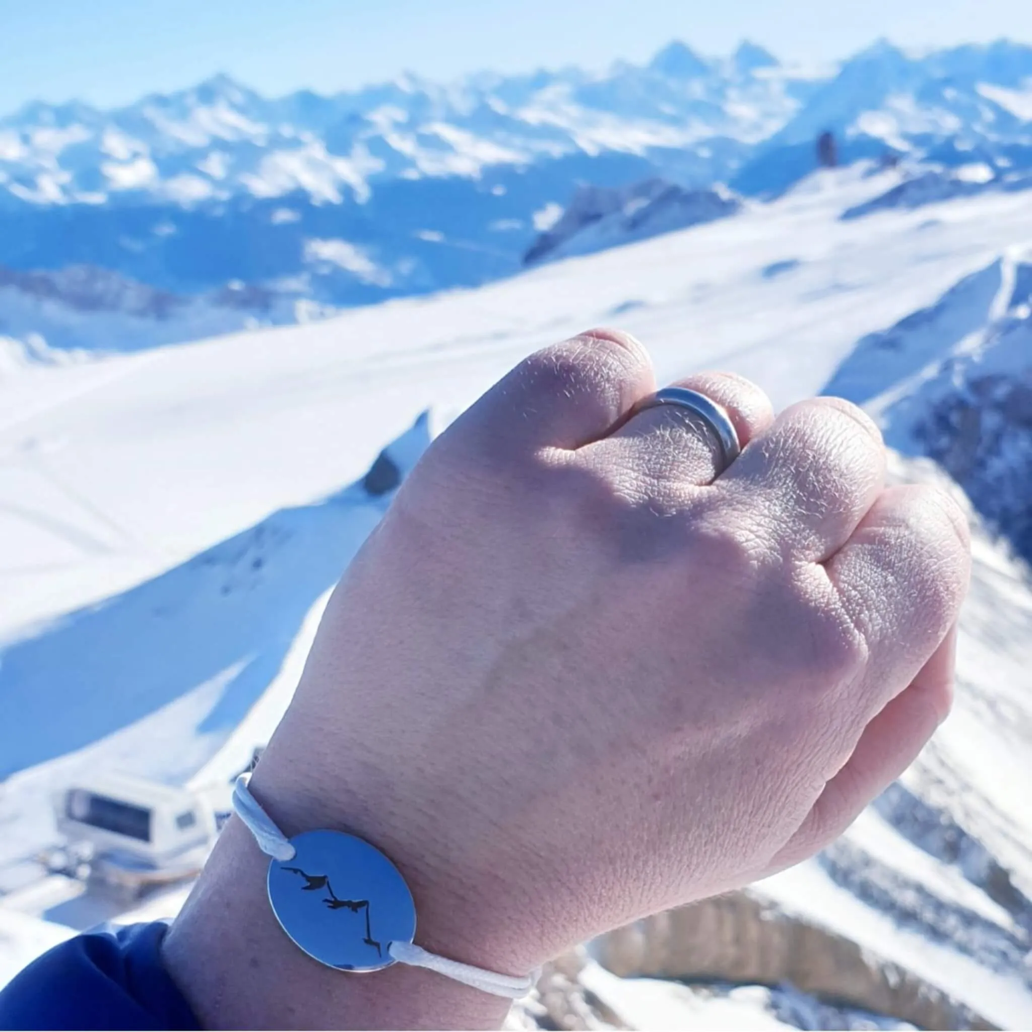 Mountain range bracelet