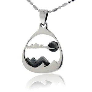 Mountain Scene Pendant