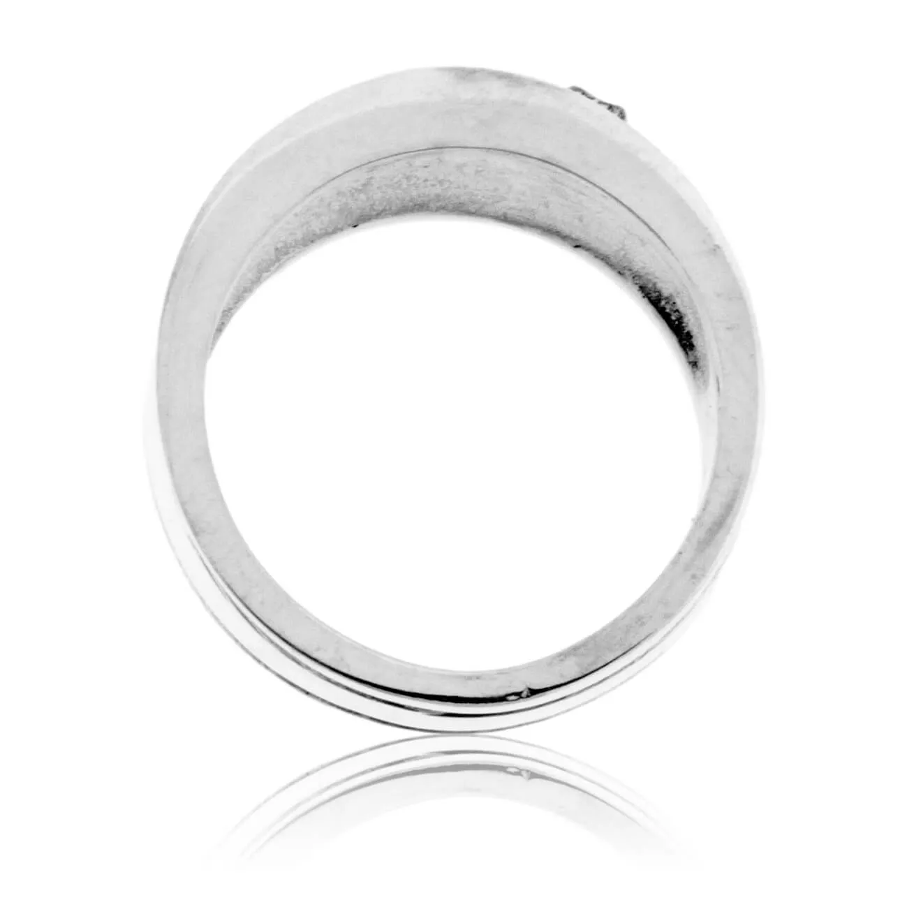Mountain Scene Ring with Yellow Sapphire
