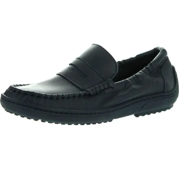 Naturino Polo Vitello Bleu ToddlerB flats-shoes 24 NEW