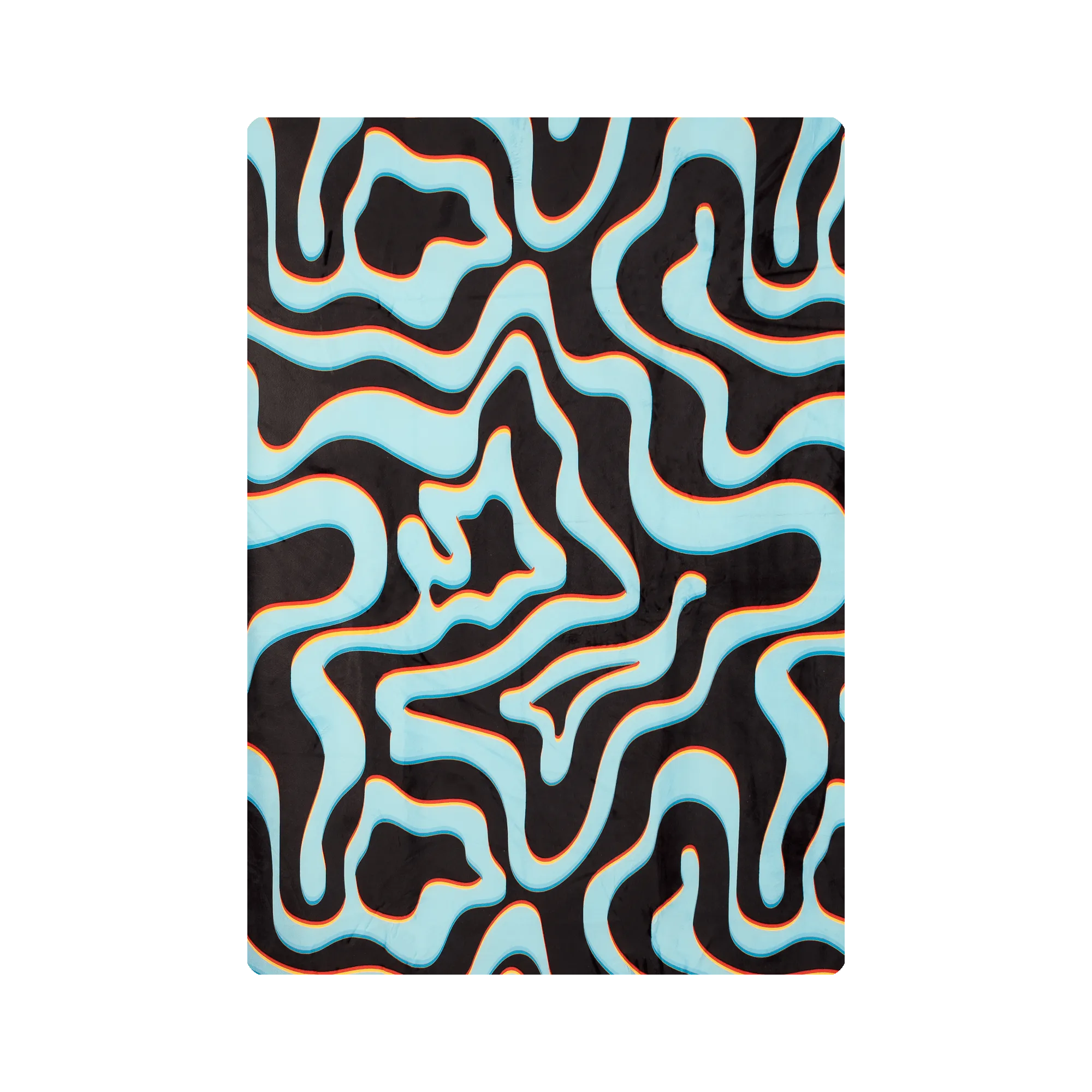 Neon Lava -  Fleece Blanket
