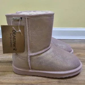 New BearPaw Elle Exotic Youth Pink Glitter, size US 5