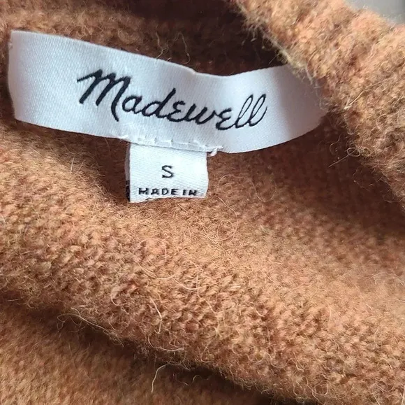 New Madewell Wrap Front Coziest Yarn Sweater S