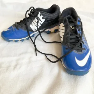 Nike toddler blue football trainer sneakers SZ4y EU36