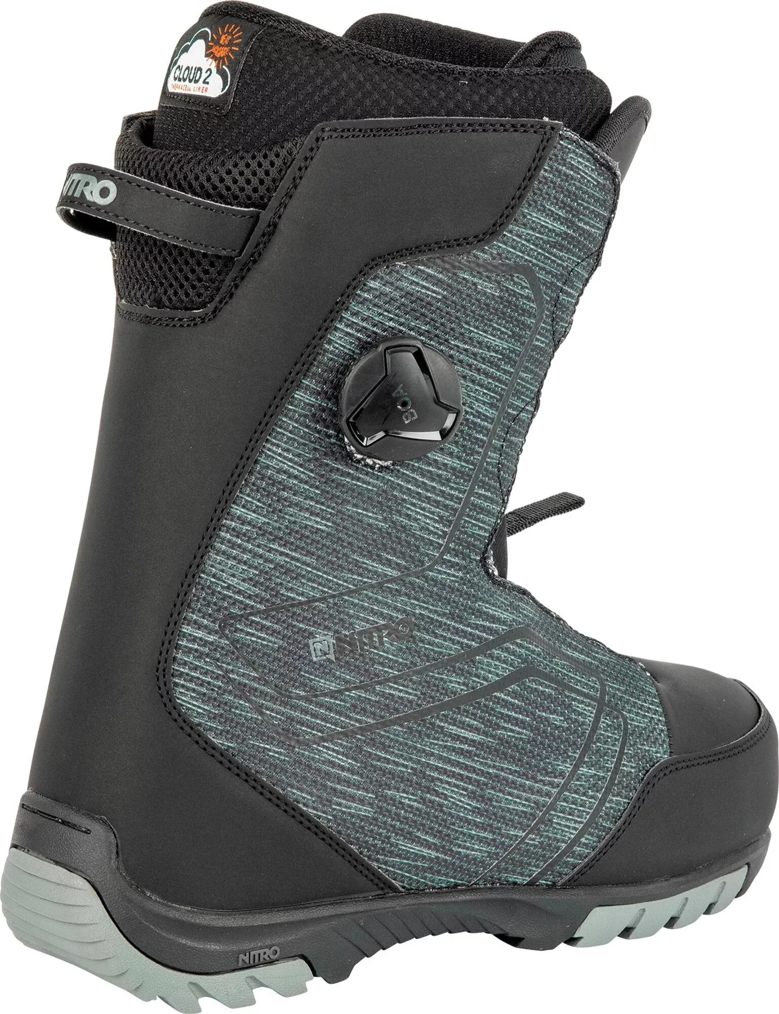 Nitro Sentinal Boa Mens Snowboard Boots Black