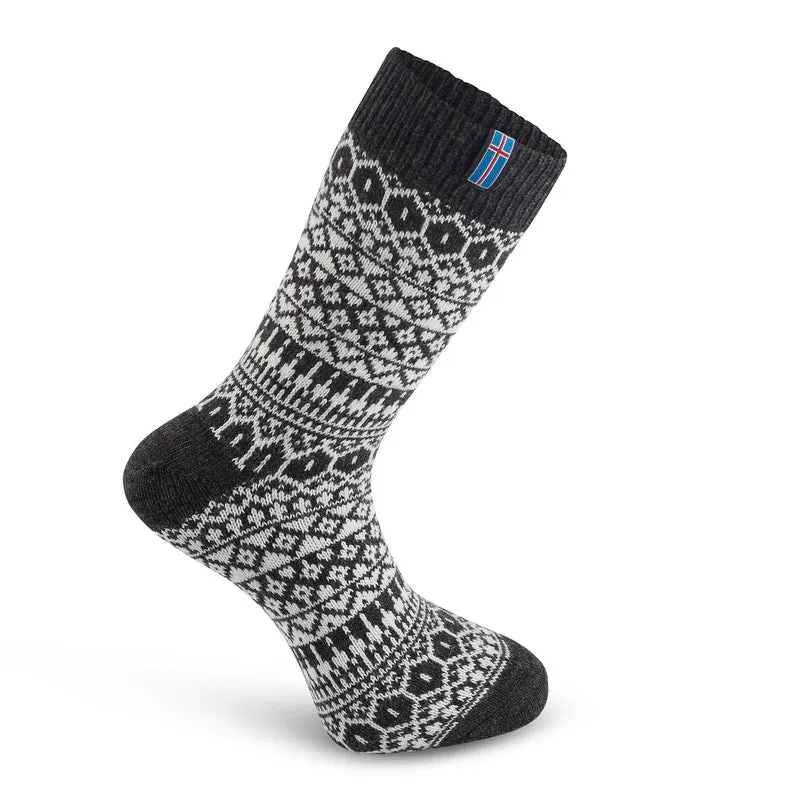 Norsk Icelander sock - Light blue, Marine or Graphite