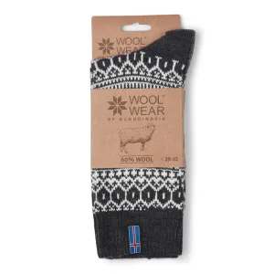 Norsk Icelander sock - Light blue, Marine or Graphite