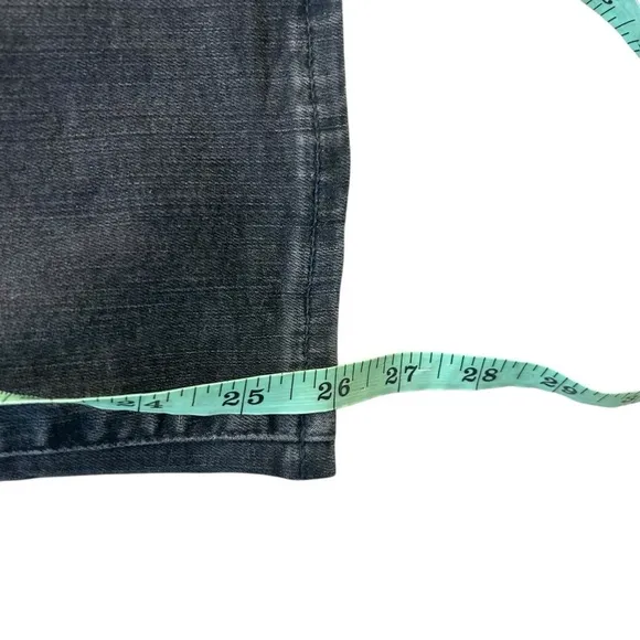 NWT Cali Demi-Boot Jeans in black Bellspring Wash: Button-Front size 28 AA897