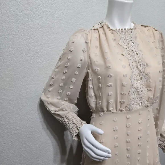 NWT Lulus Chic Cream Dress Size S