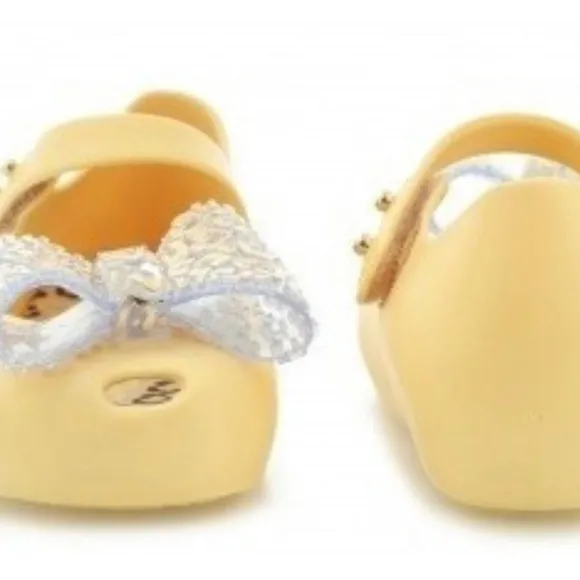 NWT MINI MELISSA Disney | Ultragirl Minnie Mouse Baby Maryjane Flats