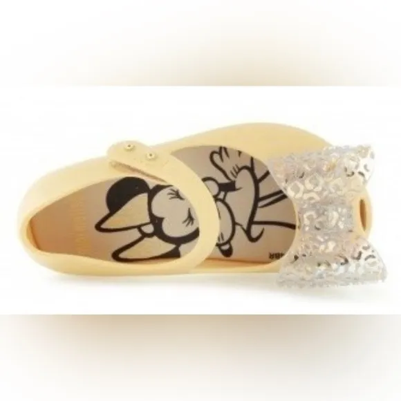 NWT MINI MELISSA Disney | Ultragirl Minnie Mouse Baby Maryjane Flats