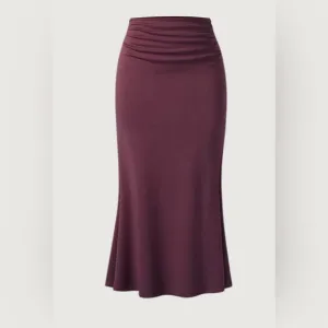 NWT OGL MERMAID MAXI SKIRT IN PLUM