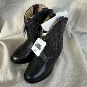 NWT Smokey Mountain Kid's Denver Black Western Boots Size 6.5